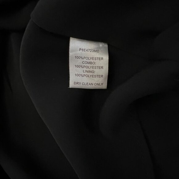 New Parker Phoenix Black Fit Flare Sleeveless Ruffled Mini Dress 4 - Picture 8 of 8